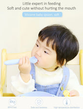Load image into Gallery viewer, SILICONE BABY FEEDING SPOON