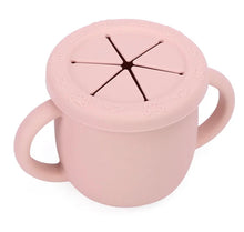 Load image into Gallery viewer, 2-IN-1 SILICONE BABY CUPS WITH STRAW & SNACK CUP LID