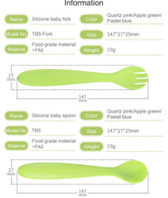 Load image into Gallery viewer, SILICONE BABY FORK