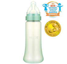 Load image into Gallery viewer, 10oz Baby Bottle with Anti-Colic Vent and Variable Flow, Leak-Proof