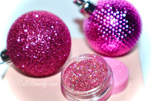 Load image into Gallery viewer, Pink Christmas Glitter Pot