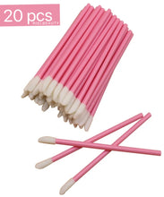 Load image into Gallery viewer, 20 Disposable lip brushes (pink)