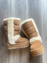 Load image into Gallery viewer, UGG CHILLAPEAK TALL CHESTNUT BOOTS size 5
