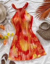 Load image into Gallery viewer, Lava halter dress
