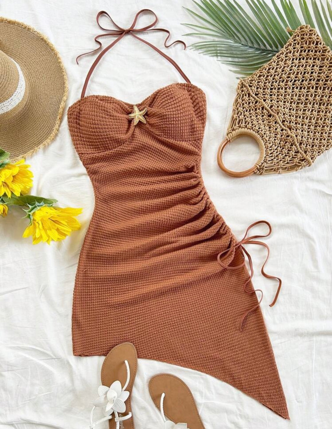 Beauty asymmetrical dress