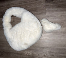 Load image into Gallery viewer, Fluffy bag with matching hair clip
