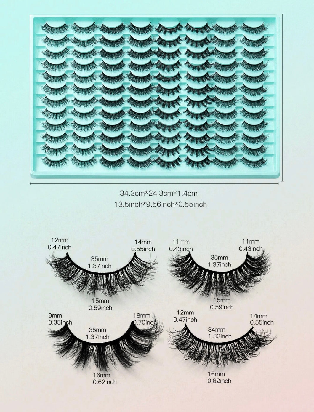 Pre-Order 4 Natural styles 48 Lashes