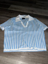 Load image into Gallery viewer, Striped thick tennis boujee top
