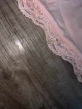 Load image into Gallery viewer, Pink vintage crop top satin skin feel
