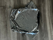 Load image into Gallery viewer, Wet metallic crop top shirt
