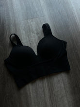 Load image into Gallery viewer, Black push up hook back S/M
