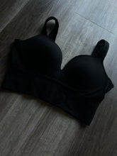 Load image into Gallery viewer, Black push up hook back S/M

