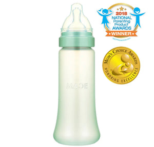 10oz Baby Bottle with Anti-Colic Vent and Variable Flow, Leak-Proof