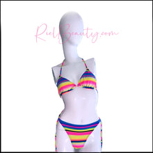 Load image into Gallery viewer, Couture Rainbow Bikini

