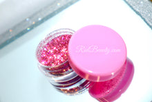 Load image into Gallery viewer, Pink Christmas Glitter Pot
