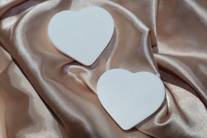 White heart Marshmallow sponge