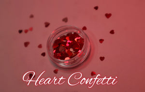S/L heart confetti